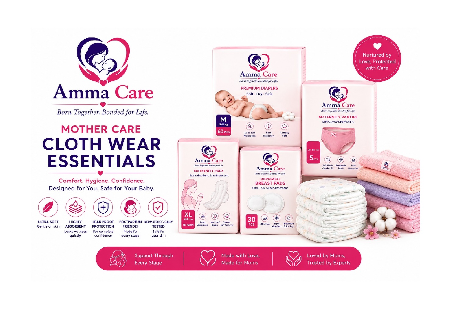 Amma Care Mother Care Cloth Wear Essentials