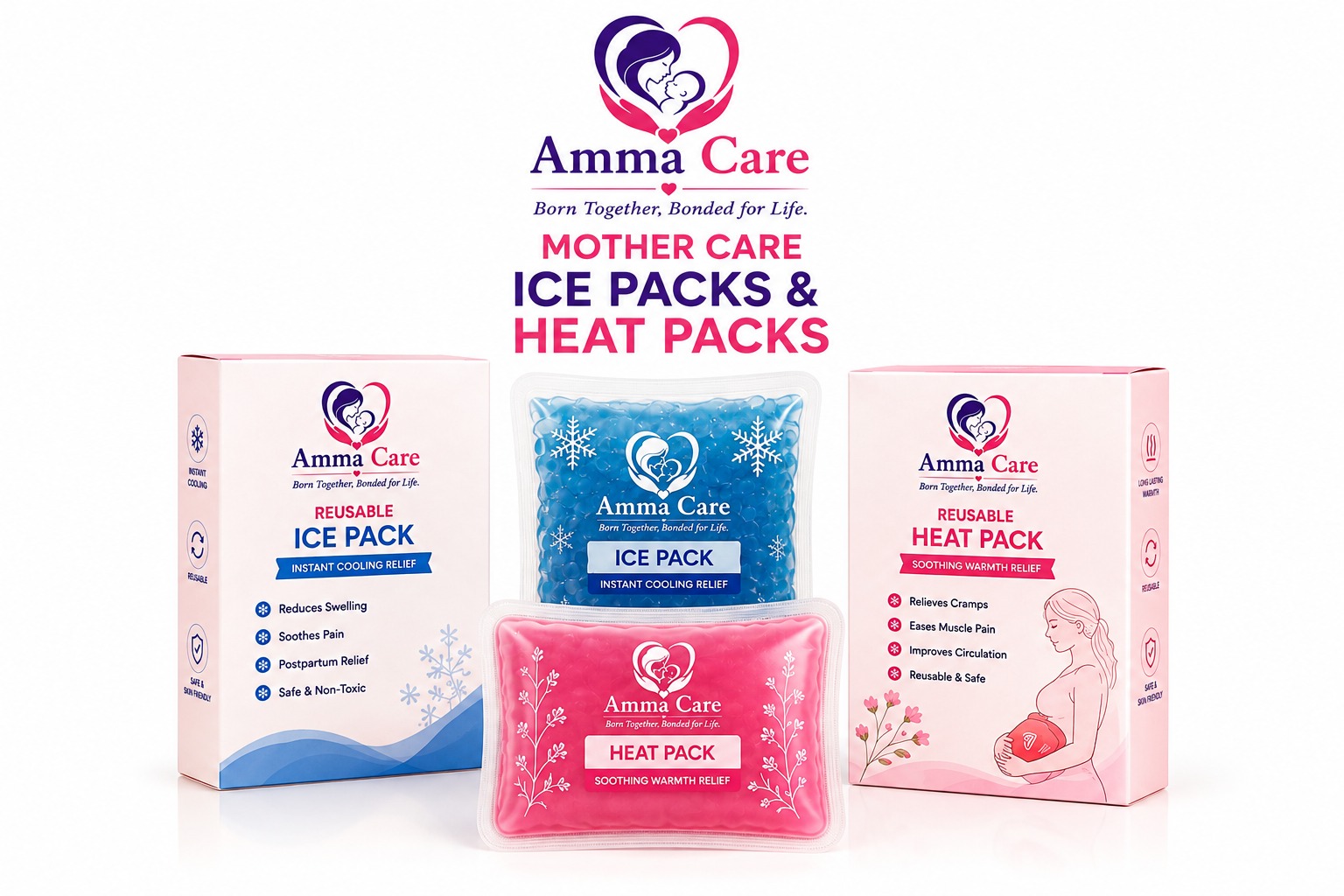 Amma Care Mother Care Ice Packs and Heat Packs